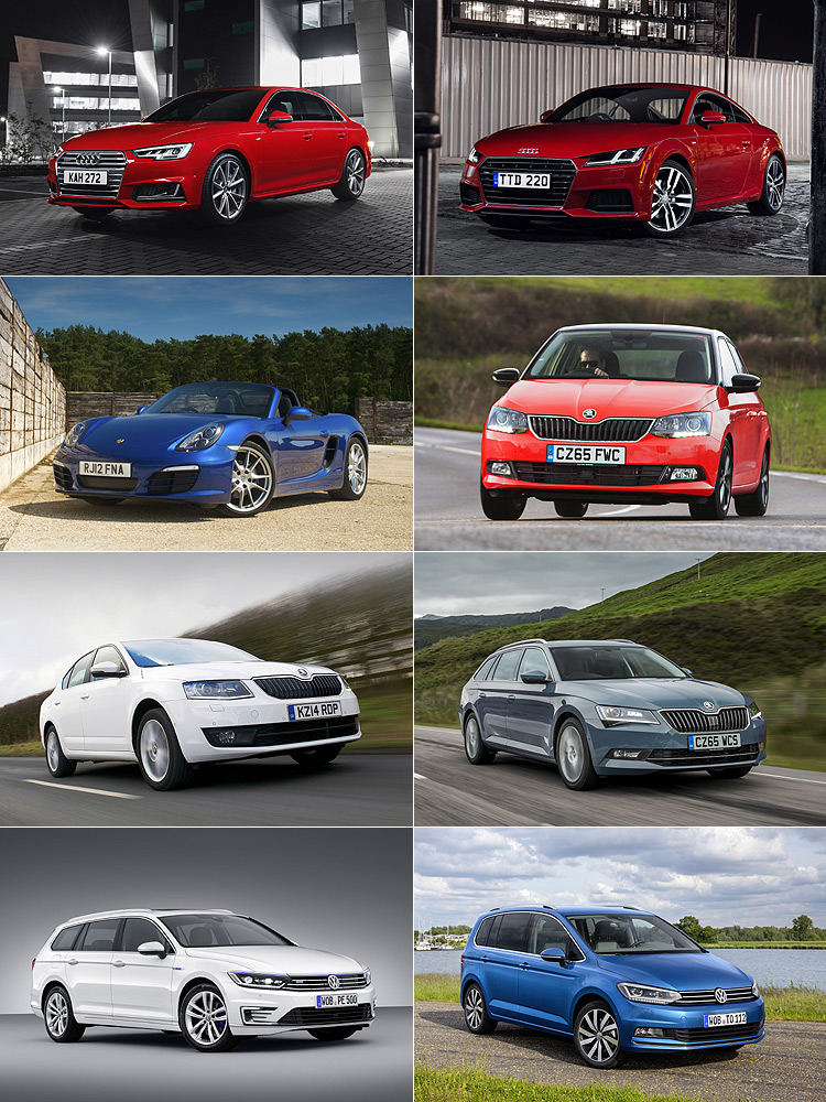 圖片來源：Audi / Porsche / Škoda / VW