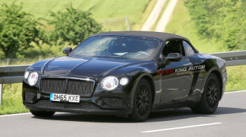 向EXP 10 Speed 6概念車看齊？ 新一代《Bentley Continental GT Convertible》偽裝車驚艷現身