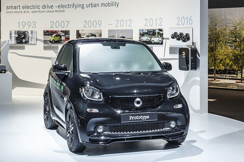 電能小可愛 Smart 將於16巴黎車展推出新世代 Fortwo Electric Drive 電動車 國王車訊kingautos