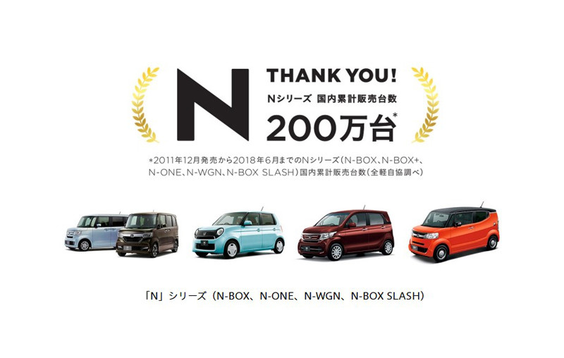 人氣輕型車家族 Honda N Series 日本市場累積銷售突破0萬輛大關 國王車訊kingautos