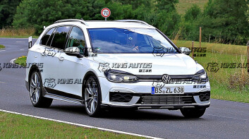 《Volkswagen Golf R Variant》 全新第8代性能旗艦旅行車捕獲！ 但以Alltrack wagon跨界旅行版的外形掩飾！