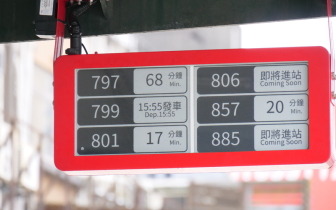方便掌握公車到站時間！新北市破2,200個《智慧站牌》 超過9成乘客使用