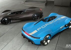 Gran Turismo 7專屬！開放式單座賽車《Porsche Vision GT Spyder》以1,200匹馬力開啟上空浪漫旅