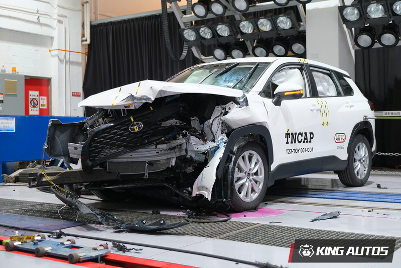 Toyota Corolla Cross在去年TNCAP撞擊測試中，拿下最高的5星評價。