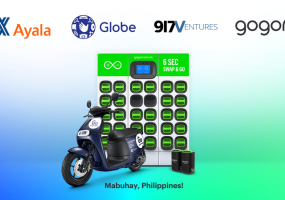 Gogoro 正式將電池交換系統與智慧電動機車導入菲律賓市場｜宣布與 Globe 旗下的 917Ventures 和 Ayala 集團成為合作夥伴
