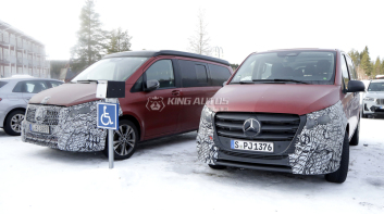《Mercedes-Benz V-Class》即將二度小改款　水箱護罩放大、中控儀表終於大翻新