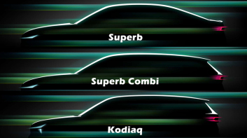 《Skoda》釋出大改款《Superb》及《Kodiaq》預告圖　預計今年秋季正式發表