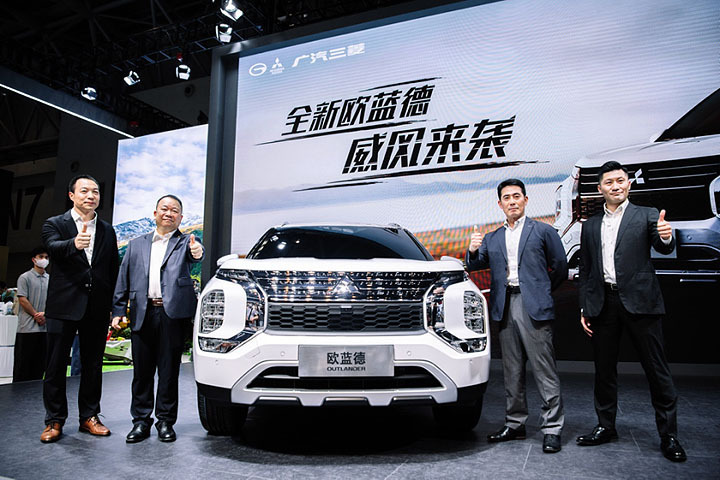 大改款Mitsubishi Outlander曾於2023年重慶車展上展出，如今隨著原廠將生產線撤出中國，該車不到一年便在中國停產。圖片來源：廣汽三菱
