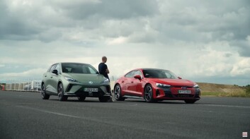 《MG4 XPower》1/4英里加速賽完勝《Audi e-tron GT》 但末速卻輸了