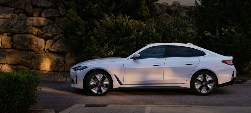 BMW i4電動車。官方圖片