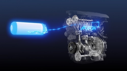 Toyota的氫氣燃料技術。官方圖片