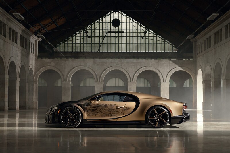 Bugatti Chiron Super Sport Golden Era。官方圖片