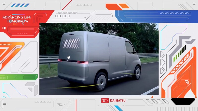 Daihatsu Vizion-F概念車。摘自官方直播影片
