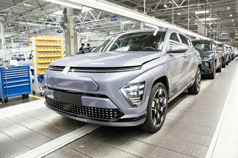 捷克的Nošovice工廠開始量產新世代Hyundai Kona Electric。官方圖片