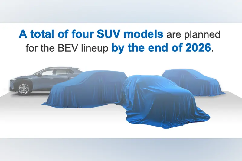 Subaru短期電動車規劃。官方圖片
