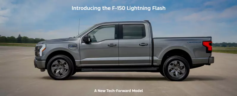 Ford F-150 Lightning。官方圖片
