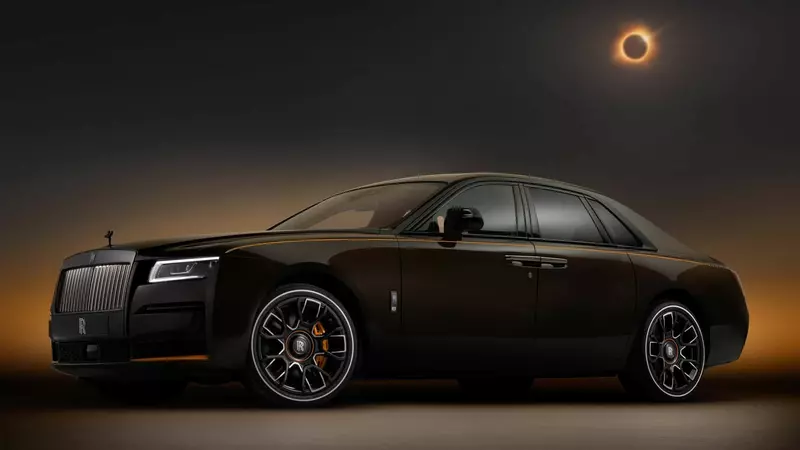Rolls-Royce Ghost日蝕版。官方圖片