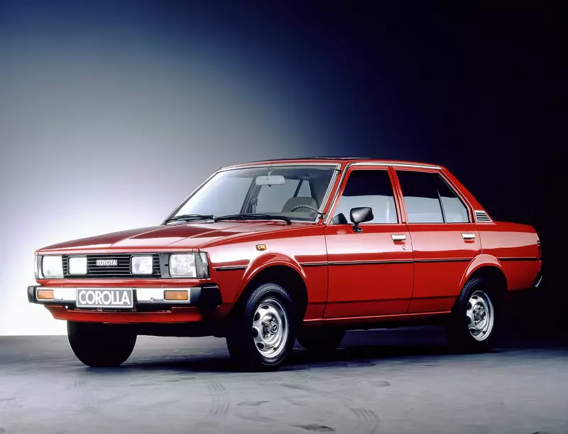 1983年推出第五代Toyota Corolla(E70)，圖為歐規車。官方圖片