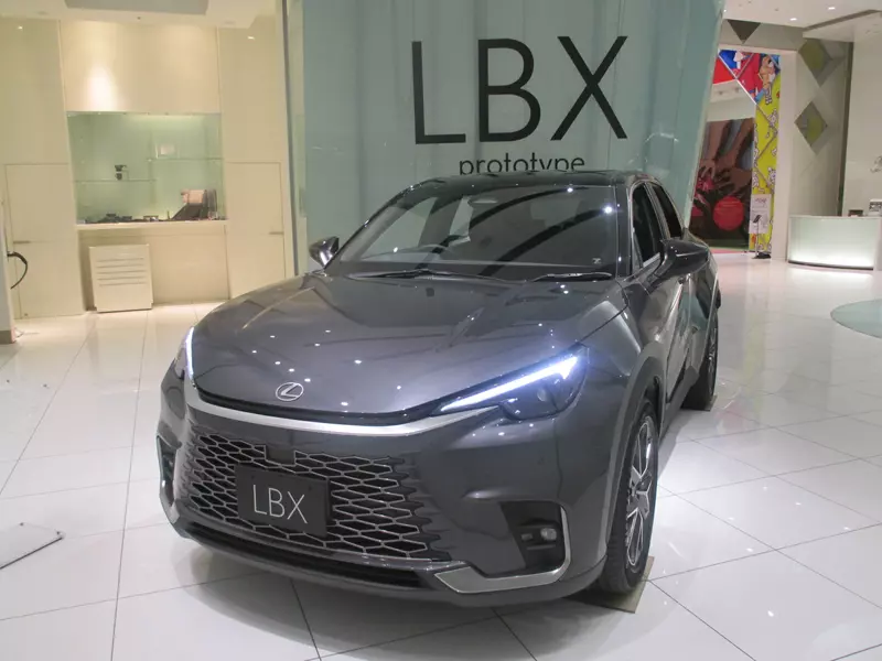 Lexus LBX日前在名古屋展出，為日本上市暖身。官方圖片