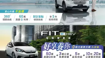 Honda豪享放假專案 限時入主享高額0利率  再加碼抽北海道商務艙雙人機票