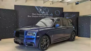《Rolls-Royce Black Badge Cullinan Blue Shadow》全台僅一輛 全球配額售罄|星空頂多了月亮陪伴