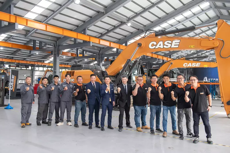 安東集團代理CASE超過35年，合作夥伴關係緊密，為臺灣CASE營建機具客戶提供更好的服務。