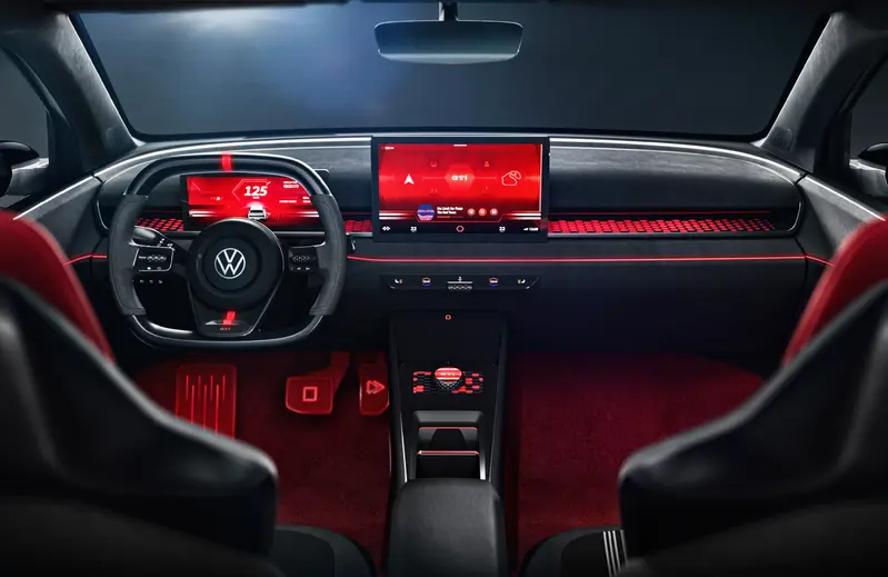Volkswagen ID. GTI 概念車的車內布局