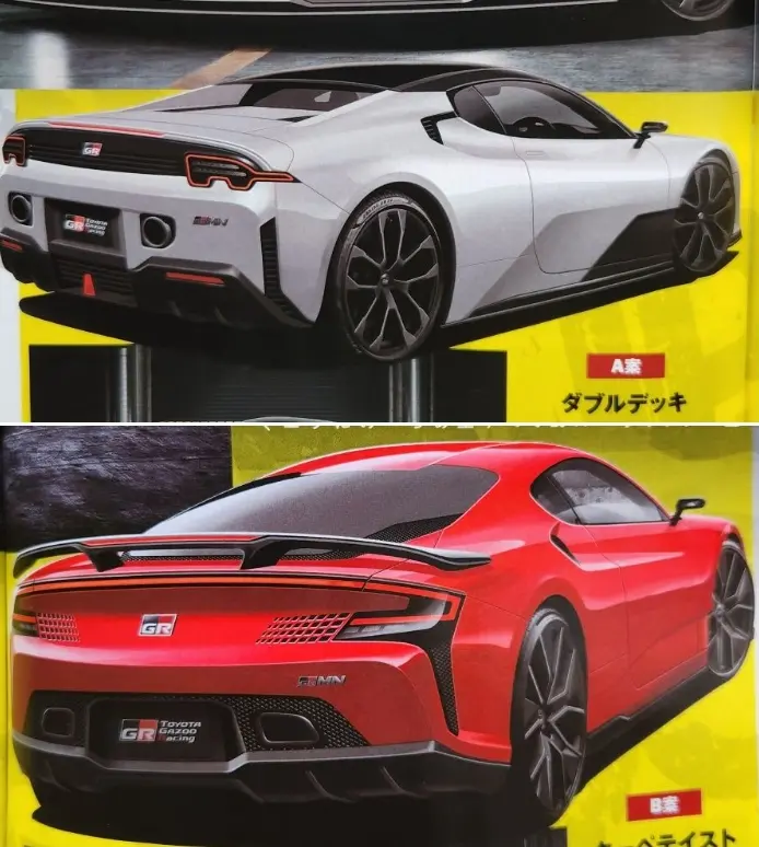 日本知名汽車雜誌ベストカー刊出兩種自行想像的MR2外觀設計圖。翻攝自日本知名汽車雜誌ベストカー。
