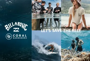 澳洲衝浪品牌Billabong攜手Coral Gardeners珊瑚礁復育組織 推出保護珊瑚聯名系列 即日起限量上市