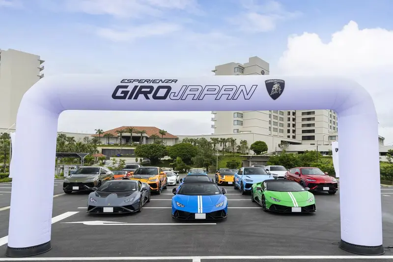 Lamborghini為日本車主舉辦沖繩公路活動