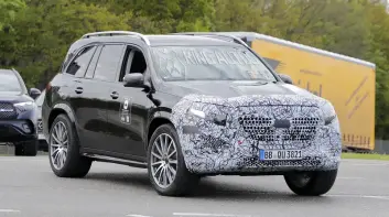 二度小改Mercedes-Benz GLS目擊|動力不變 更大螢幕