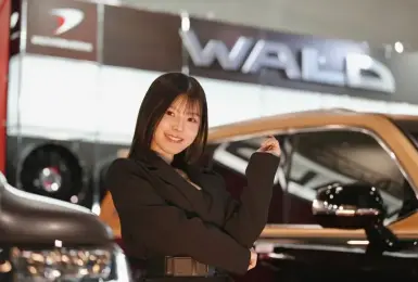 OAM2024 藤白玲華 「WALD」攤位總是能請來高顏值漂亮車模