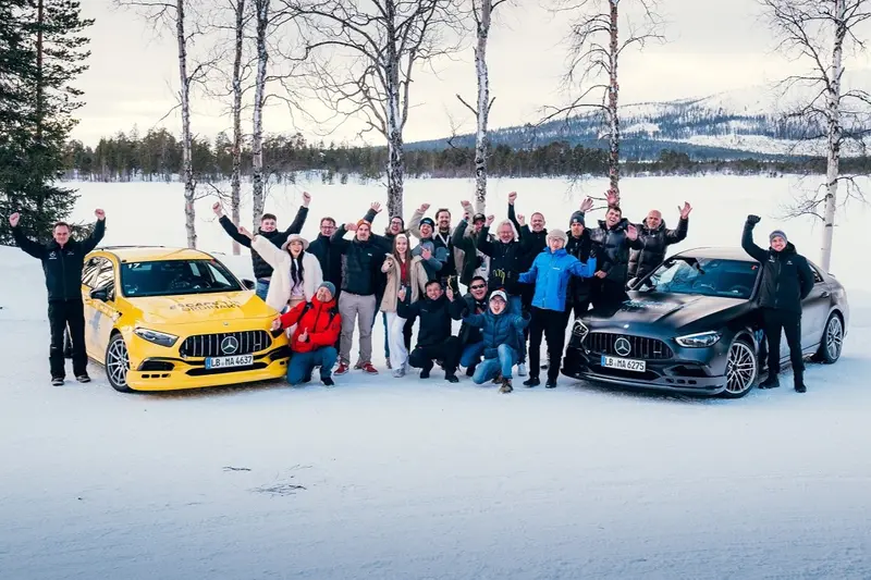 AMG 車主俱樂部持續活躍，安排瑞典冰上駕訓，官方車聚更首次前往麗寶賽道，讓車主盡情享受速度快感，第三季還將推出海外體驗活動。