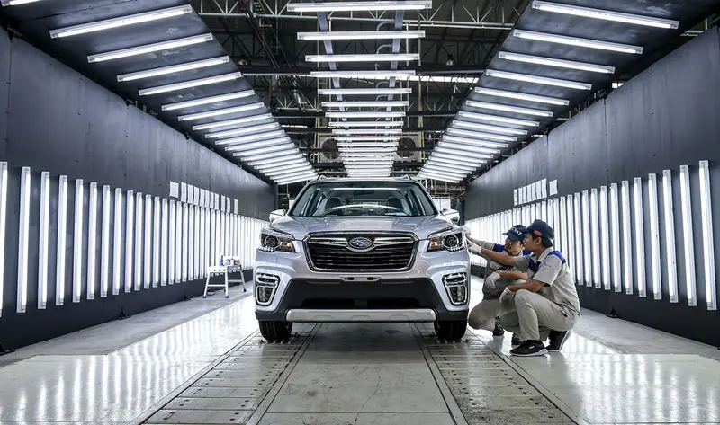 Subaru泰國工廠是品牌在東南亞的首座生產基地，於2019年啟用。