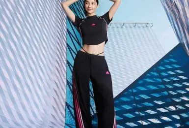 adidas Sportswear重新詮釋Y2K千禧浪潮 心機造型綁帶成為女孩必備指標 學院派男款服飾展現復古休閒感