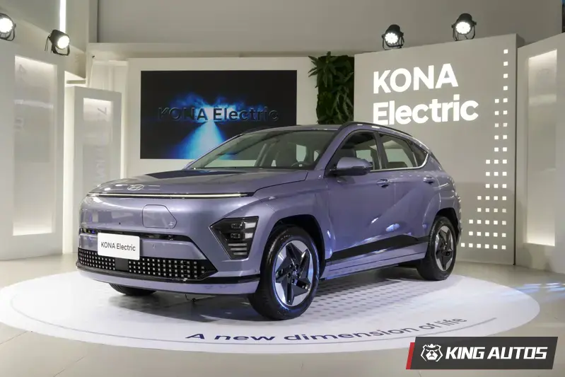 新世代Hyundai Kona Electric的高階EV450-C車款，在台建議售價154.9萬元起。