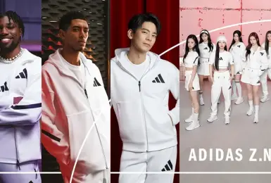 換上黑標制服 串聯正能量精神 adidas Z.N.E. 引領秋冬制服浪潮！ 率領形象大使林柏宏、韓國女團BABYMONSTER、世界菁英運動員