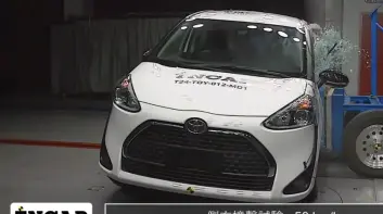《Toyota Sienta》TNCAP 撞擊測試4星 七人座不適用