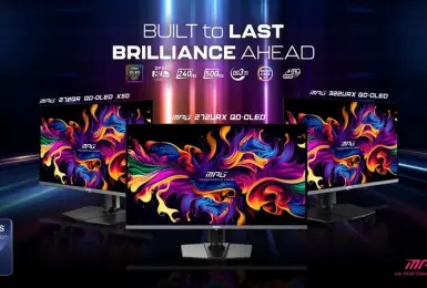 MSI 全球首發！27吋4K 240Hz & QHD 500Hz QD-OLED 霸氣登場CES