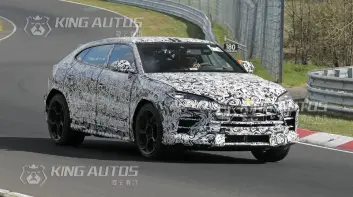 Lamborghini Urus 即將迎來第二次小改款，測試車現身紐柏林賽道