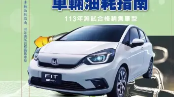 經濟部認證 最省油的車不是Toyota 油電Honda Fit 省油四連霸