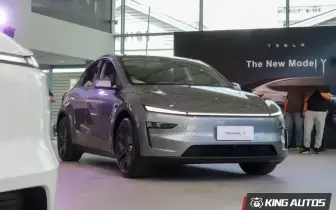 實車直擊！小改款Tesla Model Y 車頭鏡頭夠清晰 反射式尾燈好科幻