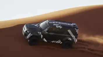 《Defender》首次參與達卡拉力賽 Defender Dakar D7X-R競賽原型車完成測試