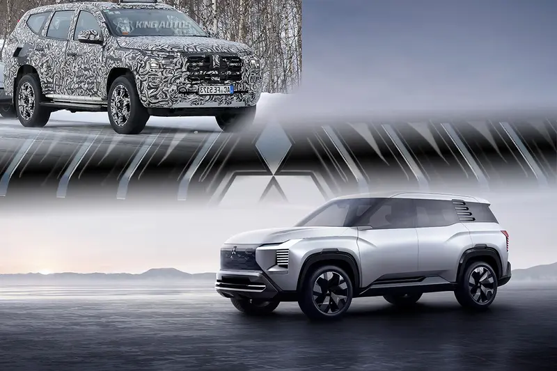 Pajero Sport(上)與DST Concept
