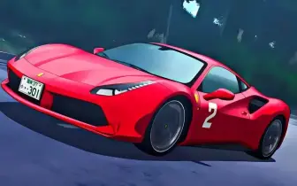 《MF GHOST》2號車 Ferrari 488 GTB 解析