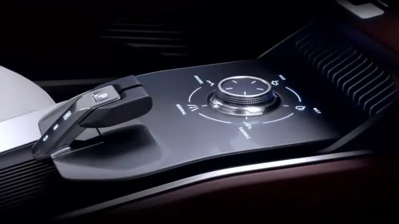 DST Concept概念車的排檔機構相當有個性