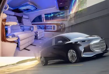 《Mercedes-Benz Vision V》預示旗艦廂型車VLS的奢華風貌