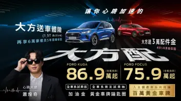 2025年7月購車優惠｜《Ford Kuga 1.5T Active》下殺百萬內 優惠總價值近9萬元 Ford Focus優惠亦同步升級