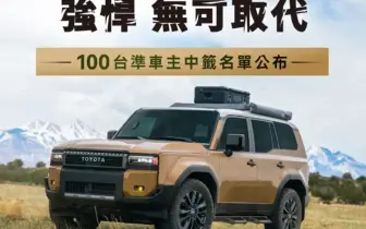 Toyota 全新 Land Cruiser 限量 100 輛秒殺抽籤，售價 288 萬元