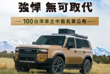 Toyota 全新 Land Cruiser 限量 100 輛秒殺抽籤，售價 288 萬元